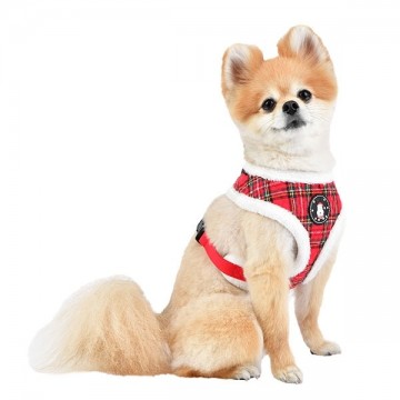 Puppia hondentuigje blitzen model A checkered red 3