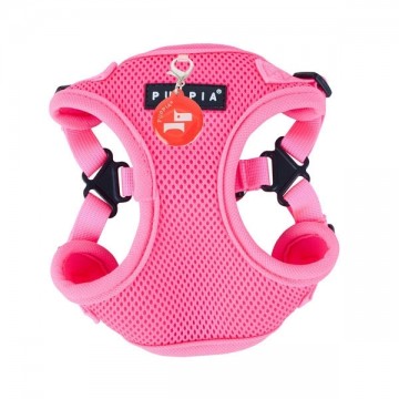 Puppia Neon Soft Harness / Honden tuigje Model C Pink