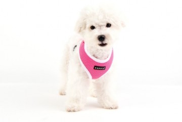 Puppia soft harnass hondentuigjes model a nieuw pink 3