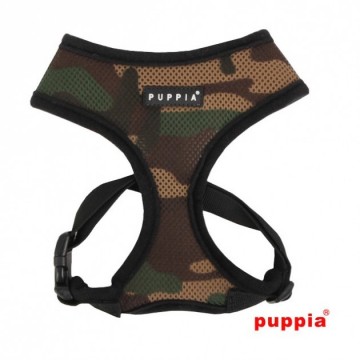 Puppia Soft Harness / Honden tuigje Model A Camo
