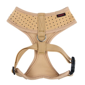 Puppia soft harness  honden tuigje model a dotty beige 2b 0