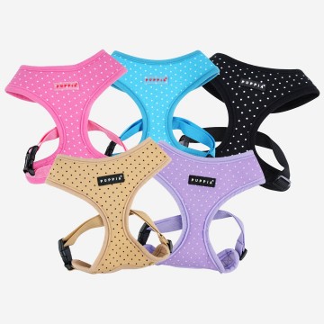 Puppia soft harness  honden tuigje model a dotty diverse kleuren 0