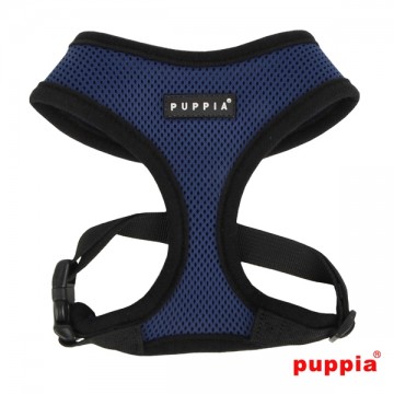 Puppia Soft Harness / Hondentuigje Model A Royal Blue