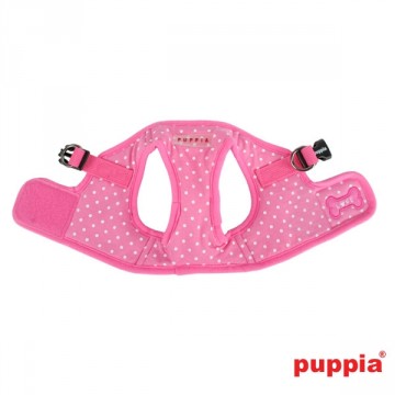 Puppia Soft Harness / Honden tuigje Model B Dotty Pink