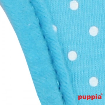 Puppia Soft Harness / Honden tuigje Model B Dotty Skyblue
