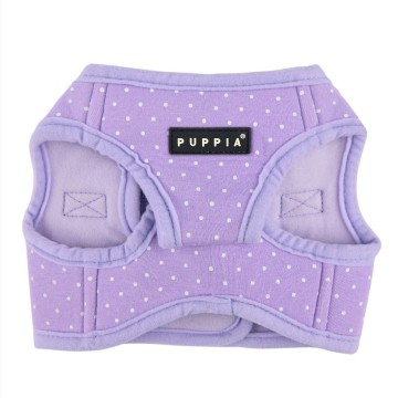 Puppia soft harness  honden tuigje model b dotty violet 2a