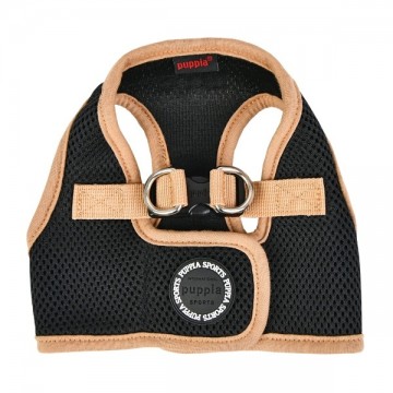 Puppia soft harness  honden tuigje model b nieuw black 2