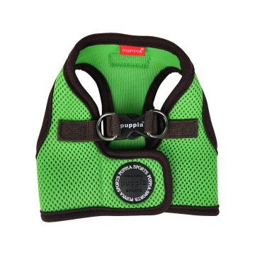 Puppia soft harness  honden tuigje model b nieuw green 1