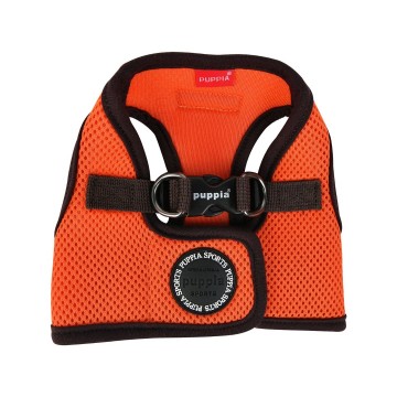 Puppia soft harness  honden tuigje model b nieuw orange 1
