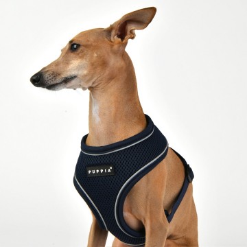 Puppia soft harness  honden tuigje pro reflector model a navy 3