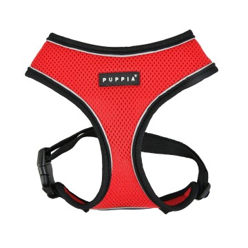 Puppia soft harness  honden tuigje pro reflector model a red 1