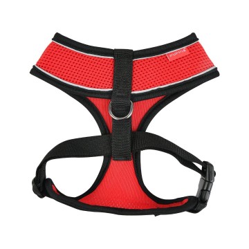Puppia soft harness  honden tuigje pro reflector model a red 2