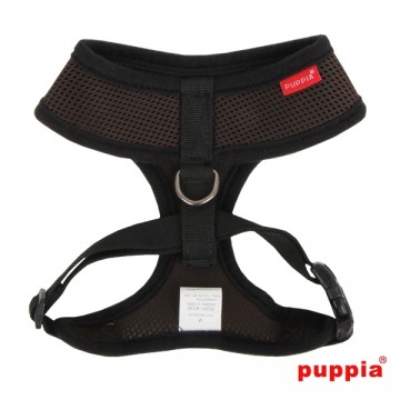 Puppia Soft Harness / Honden tuigje Model A Brown