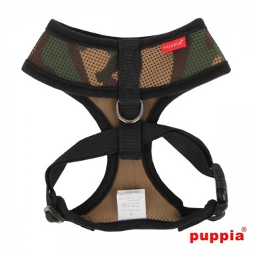 Puppia Soft Harness / Honden tuigje Model A Camo