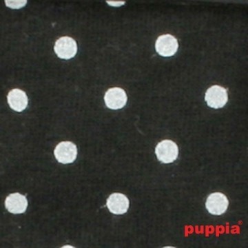 Puppia Soft Harness / Honden tuigje Model A Dotty Black