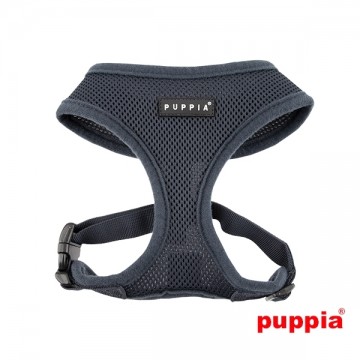 Puppia Soft Harness / Honden tuigje Model A Grey