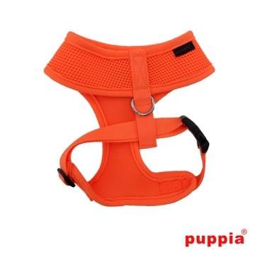 Puppia Soft Harness / Honden tuigje Model A Neon Orange