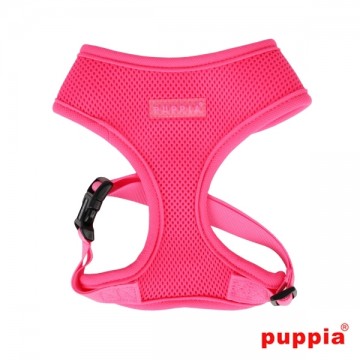 Puppia Soft Harness / Honden tuigje Model A Neon Pink