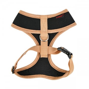 Puppia soft harness  hondentuig model a nieuw black 2