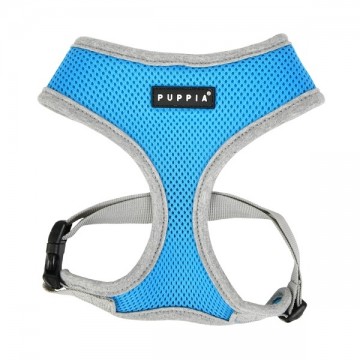 Puppia soft harness  hondentuig model a nieuw sky blue 1