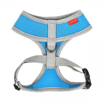 Puppia soft harness  hondentuig model a nieuw sky blue 2