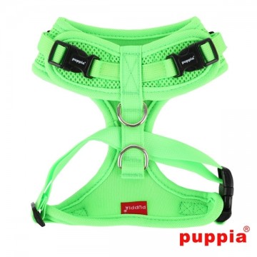 Puppia Soft Harness / Honden tuigje Model A Ritefit Neon Green