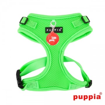 Puppia Soft Harness / Honden tuigje Model A Ritefit Neon Green