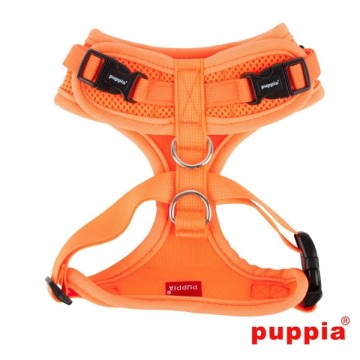 Puppia Soft Harness / Honden tuigje Model A Ritefit Neon Orange