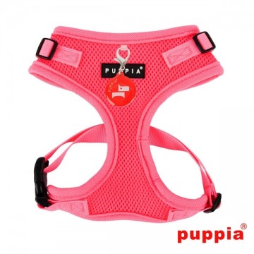 Puppia Soft Harness / Honden tuigje Model A Ritefit Neon Pink