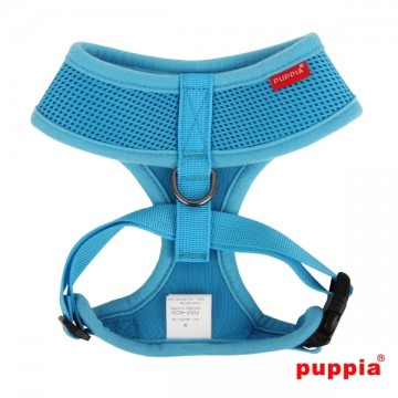 Puppia Soft Harness / Honden tuigje Model A Sky Blue