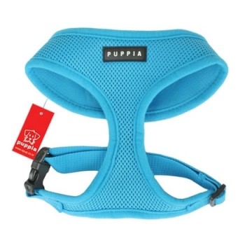 Puppia Soft Harness / Honden tuigje Model A Sky Blue