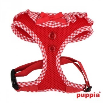 Puppia Harness / Honden tuigje Model A Vivien Red