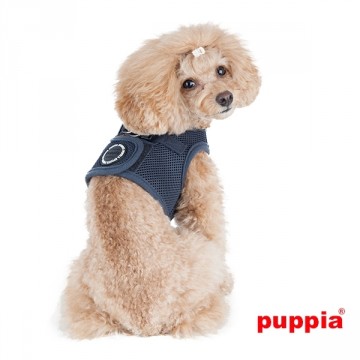 Puppia Soft Harness / Honden tuigje Model B Grey