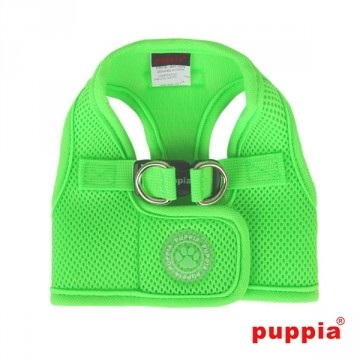 Puppia Soft Harness / Honden tuigje Model B Neon Green
