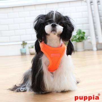 Puppia Soft Harness / Honden tuigje Model B Neon Orange