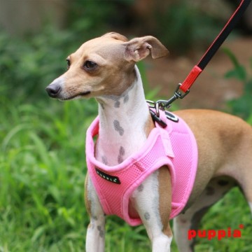 Puppia Soft Harness / Honden tuigje Model B Pink