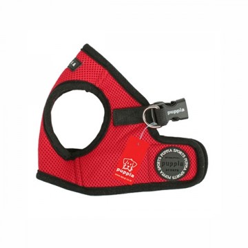 Puppia Soft Harness / Honden tuigje Model B Red