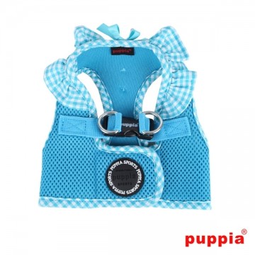 Puppia Soft Harness / Honden tuigje Model B Vivien Sky Blue