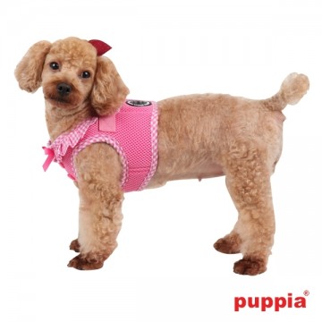 Puppia Soft Harness / Honden tuigje Model B Vivien Pinkel b vivien pink 2 1