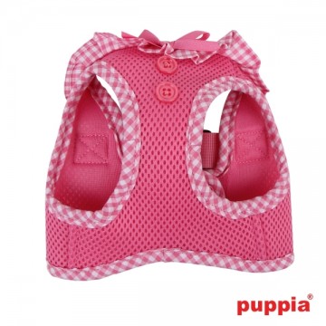 Puppia Soft Harness / Honden tuigje Model B Vivien Pink