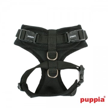 Puppia Soft Harness / Honden tuigje Ritefit Model A Black