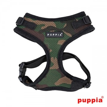 Puppia Soft Harness / Honden tuigje Ritefit Model A Camo