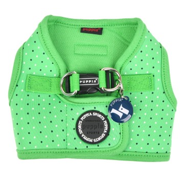 Puppia soft harness  hondentuigje bonnie model b green 3