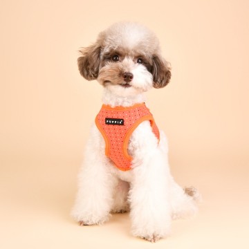 Puppia soft harness  hondentuigje bonnie model b orange 4
