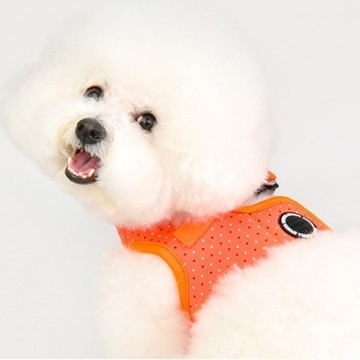 Puppia soft harness  hondentuigje bonnie model b orange 5