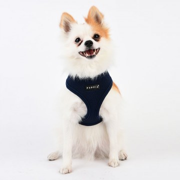 Puppia Soft Harness / Hondentuigje Model A Navy