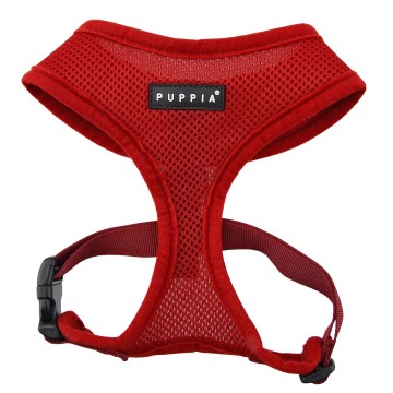 Puppia Soft Harness / Hondentuigje Model A Wine
