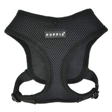 Puppia soft harness  hondentuigje model e black 1