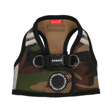 Puppia soft harness  hondentuigje pro reflector model b camo 1