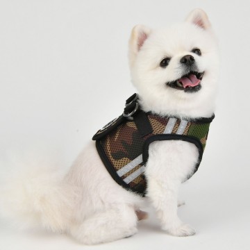 Puppia soft harness  hondentuigje pro reflector model b camo 4